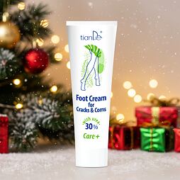 Krém na nohy s 30 % močoviny na pokožku s prasklinami a otlaky