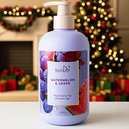 Hydratisierendes Duschgel Wassermelone und Weintrauben, 470 g