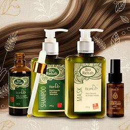 Vlasová terapia pre husté a lesklé vlasy