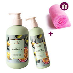 Feuchtigkeitsritual für Körper und Haare Olive und Maracuja