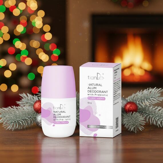 Kamencový deodorant s prebiotiky, květinová vůně