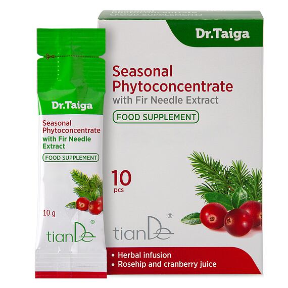 Tekutá sezónna bylinná zmes s extraktom z jedľového ihličia