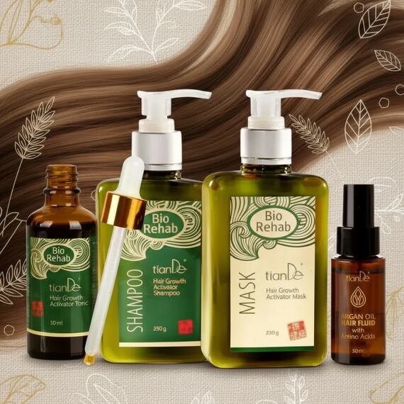 Vlasová terapia pre husté a lesklé vlasy