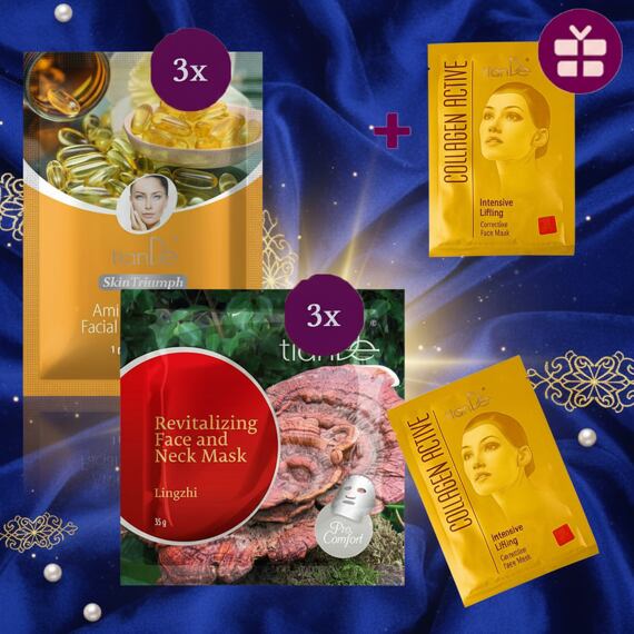 Trio omlazujících masek pro zářivou a vypnutou pleť