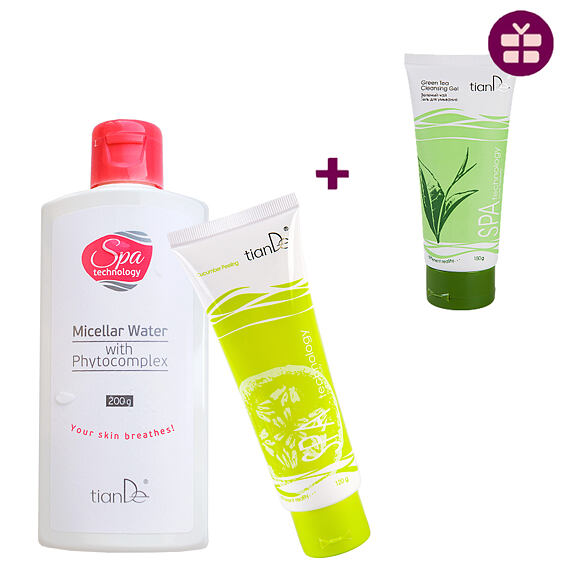 Komplettes Reinigungsritual für die Haut