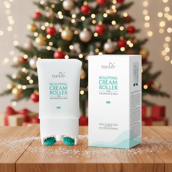 Krém s válečkem na tvarování kontur brady a krku, 120 g