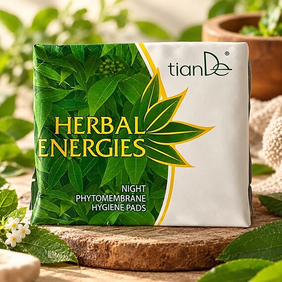 Noční menstruační vložky s fytomembránou „Energie bylin“