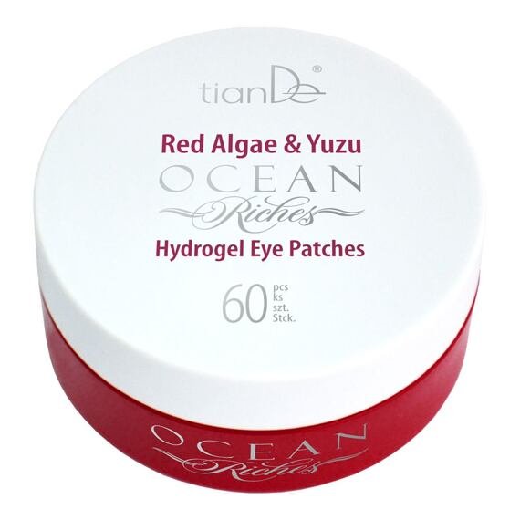 Hydrogelové polštářky na oční víčka s červenými mořskými řasami a yuzu