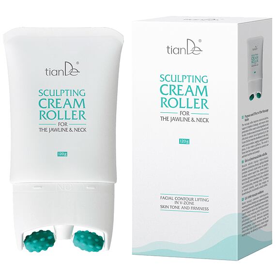 Krém s válečkem na tvarování kontur brady a krku, 120 g