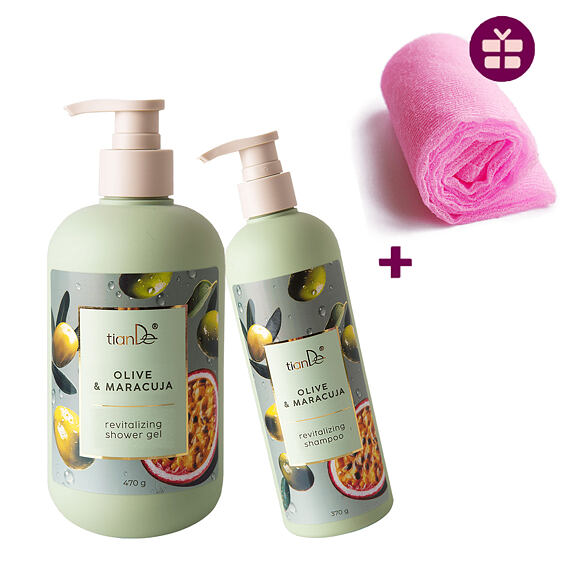 Feuchtigkeitsritual für Körper und Haare Olive und Maracuja