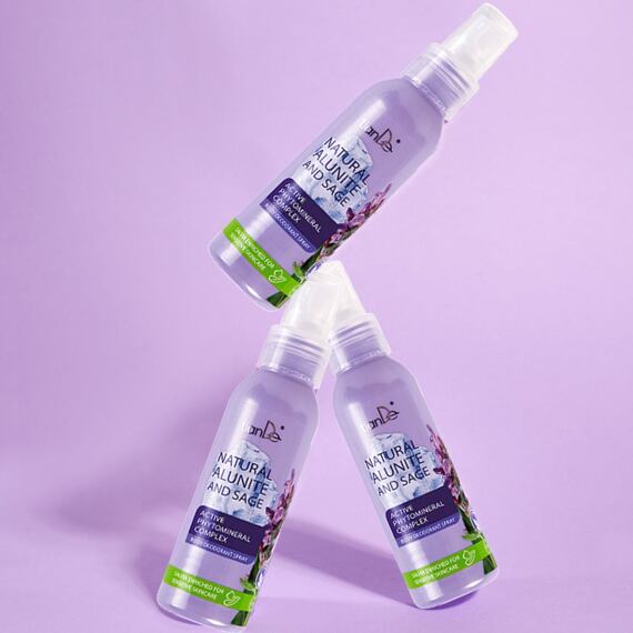 Tělový deodorant-spray „Přírodní alunit a šalvěj"